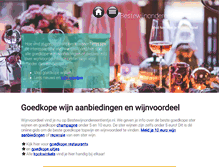 Tablet Screenshot of bestewijnondereentientje.nl